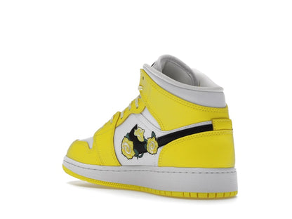 Jordan 1 Mid Dynamic Yellow Floral (GS)