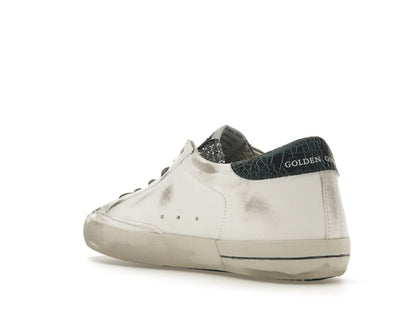 Golden Goose Super-Star Glitter Cream Silver (Women's)