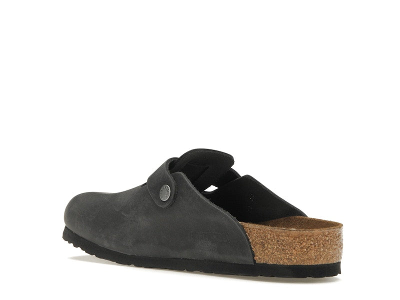 Birkenstock Boston Oiled Leather Black