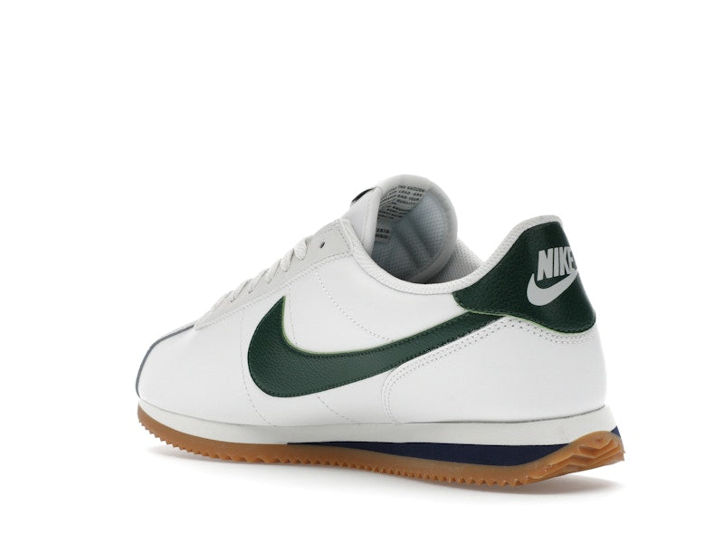Nike Cortez Leather Summit White Fir Midnight Navy