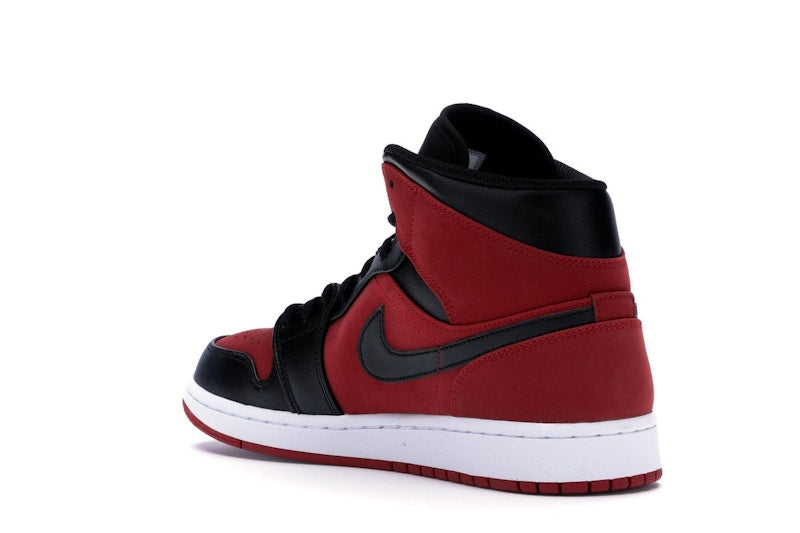 Jordan 1 Mid Gym Red Black