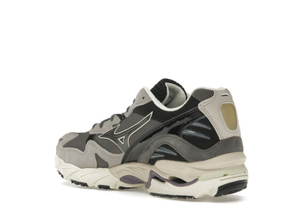 Mizuno Wave Rider 10 Dark Grey Lime Yellow