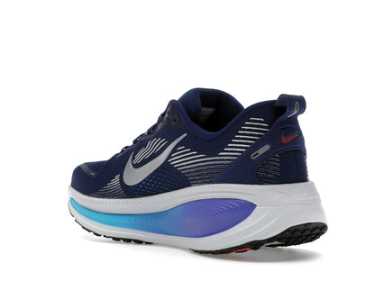 Nike Vomero 18 Blue Void Blue Lightning Bright Crimson Metallic Silver