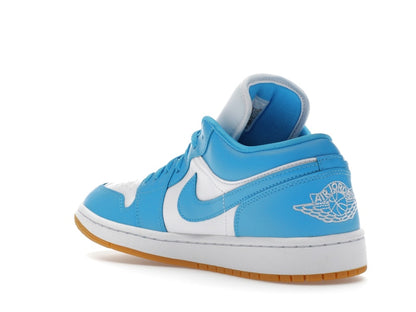 Jordan 1 Low White Gum Light Brown Dark Powder Blue (Women's)