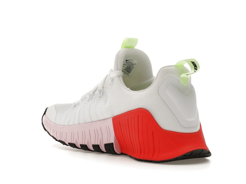 Nike Free Metcon 6 White Barely Volt Bright Crimson Pink Foam (Women's)