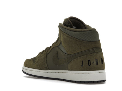 Jordan 1 Mid Olive Canvas (2018)