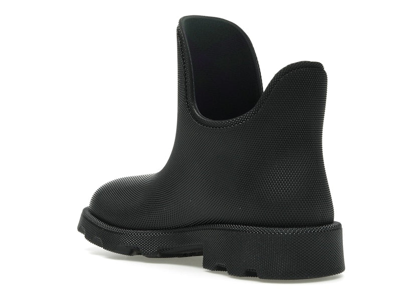 Burberry Marsh Round-Toe Ankle Boots Black