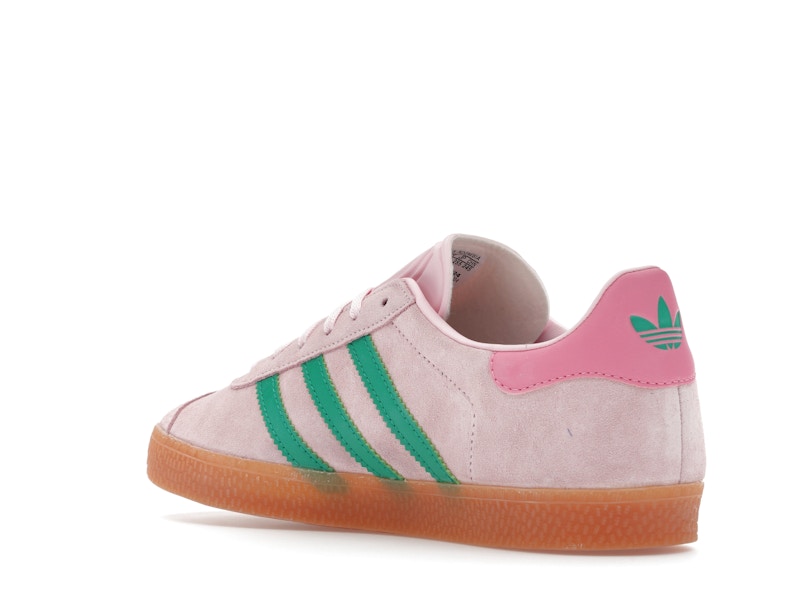 adidas Gazelle Clear Pink Court Green (GS)