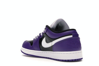 Jordan 1 Low Court Purple Black