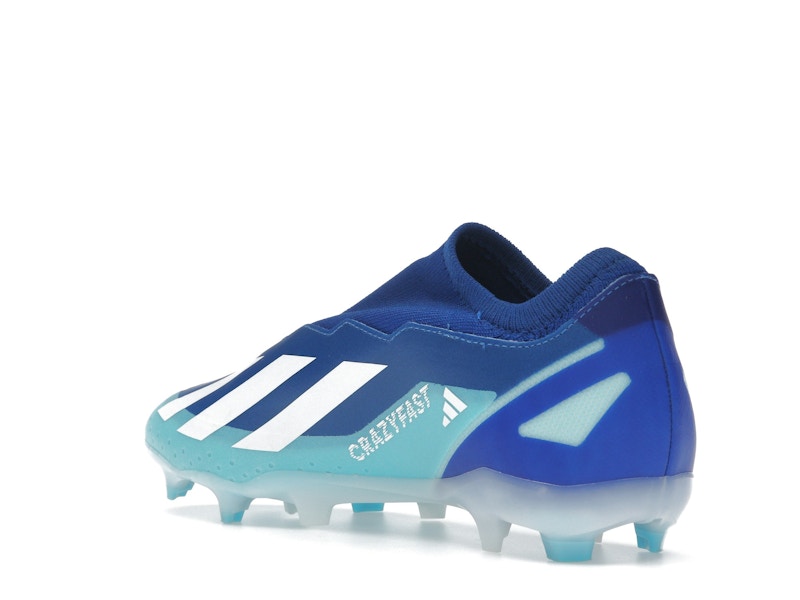 adidas Crazyfast.3 Laceless FG Bright Royal Cloud White Solar Red