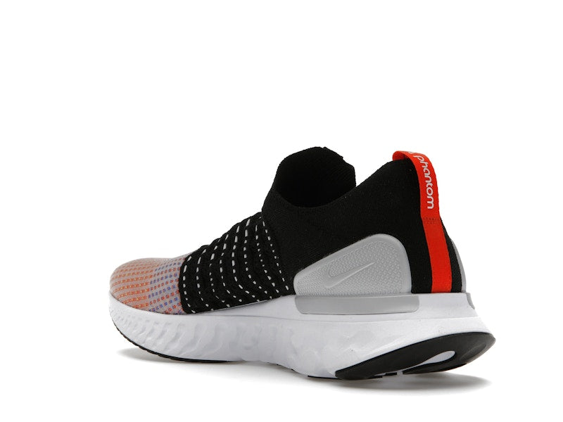 Nike React Phantom Run Flyknit 2 Black Team Orange