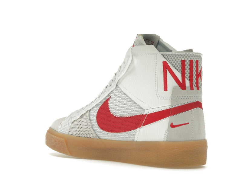 Nike SB Zoom Blazer Mid Premium Deconstructed White University Red Gum