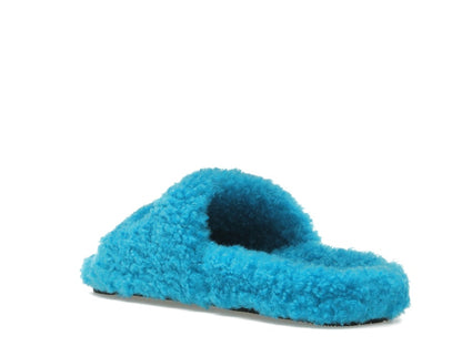 Balenciaga Furry Slide Sky Blue