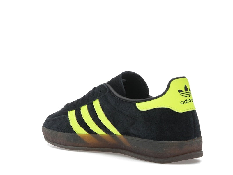 adidas Gazelle Indoor Core Black Solar Yellow Cloud White