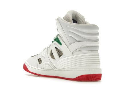 Gucci Basket White Demetra Red (Women's)