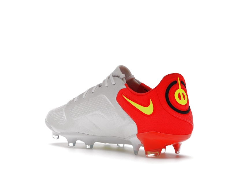 Nike Tiempo Legend 9 Elite FG White Bright Crimson Volt