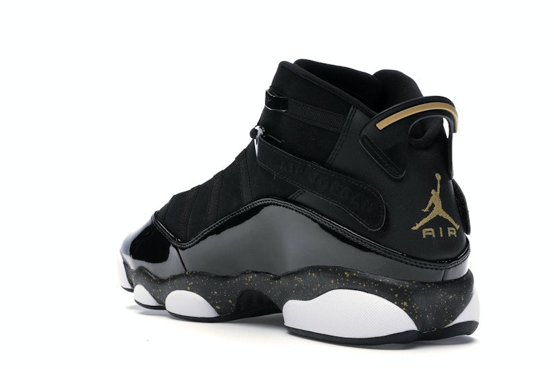 Jordan 6 Rings Black Metallic Gold White
