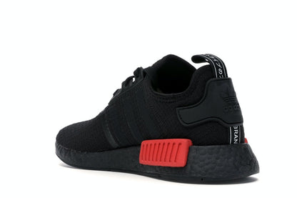 adidas NMD R1 Core Black Lush Red