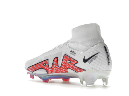 Nike Zoom Mercurial Superfly 9 Elite FG White Bright Crimson