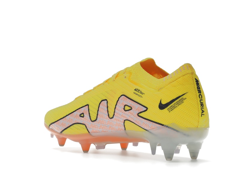 Nike Zoom Mercurial Vapor 15 Elite SG-Pro Anti-Clog Traction Yellow Strike Sunset Glow