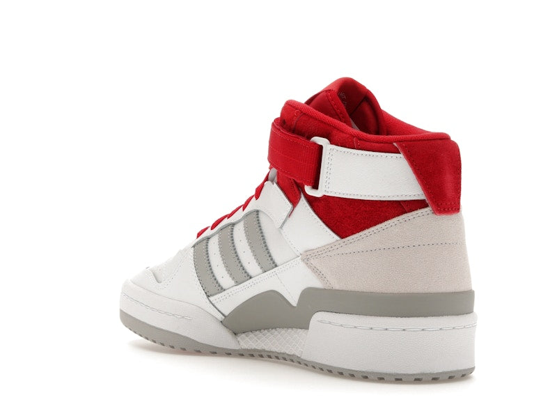 adidas Forum Mid White Red Grey