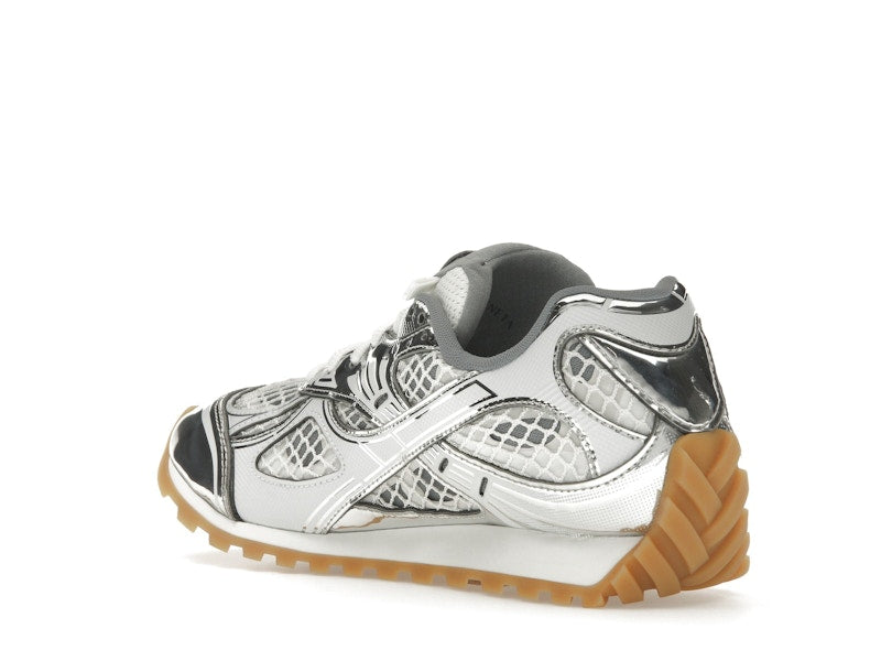 Bottega Veneta Orbit Silver White (Women's)