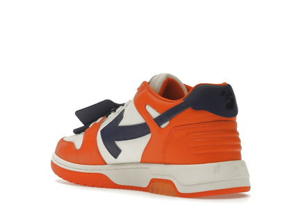 OFF-WHITE Out Of Office OOO Low Tops White Orange Blue