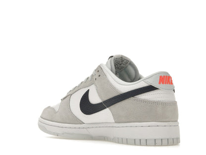 Nike Dunk Low White Grey Navy Aqua Mini Swoosh