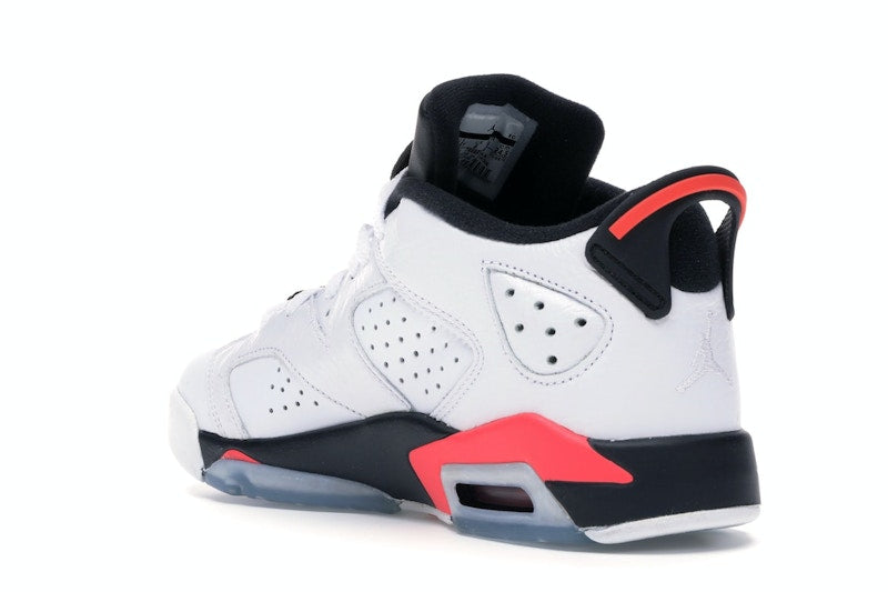 Jordan 6 Retro Low White Infrared 23 Black (GS)