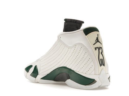 Jordan 14 Retro White Forest Green