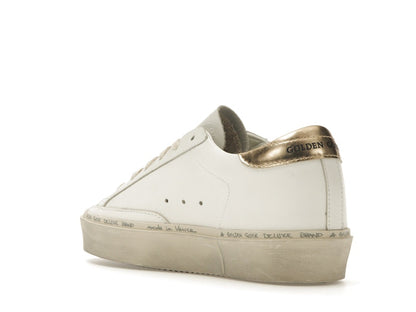 Golden Goose Hi Star White Glitter Gold (Women's)