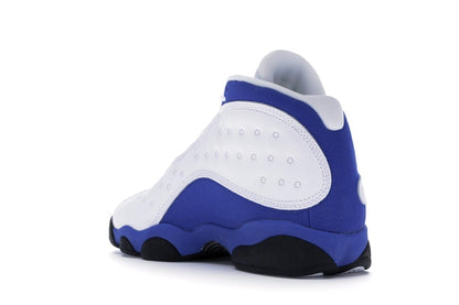 Jordan 13 Retro White Hyper Royal Black (GS)