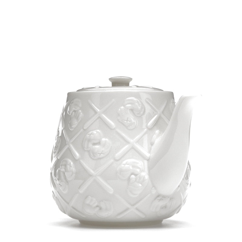 KAWS Ceramic Teapot White