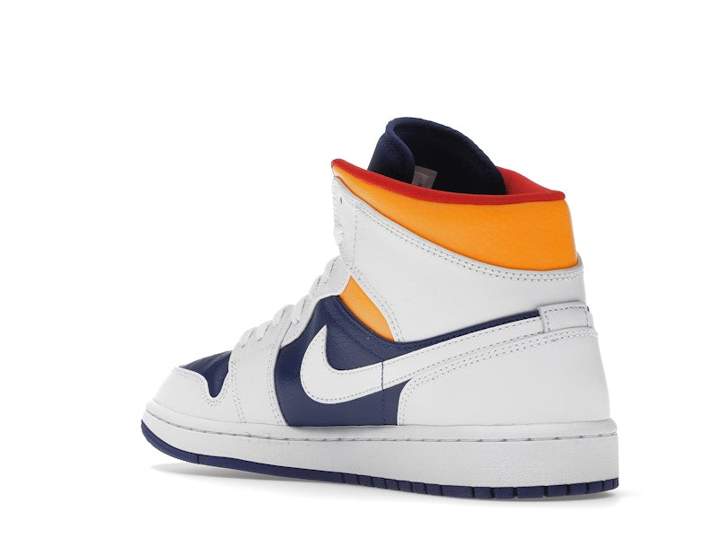 Jordan 1 Mid Royal Blue Laser Orange