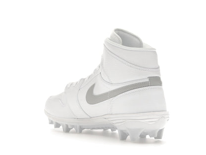 Jordan 1 Mid TD Cleat White Grey Fog