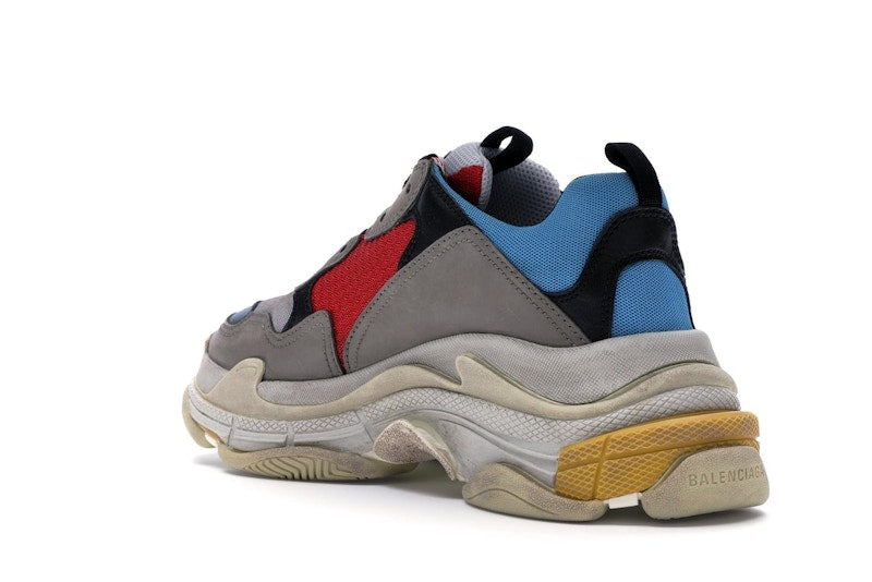 Balenciaga Triple S Grey Red Blue (2018 Reissue)