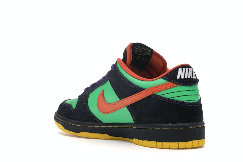 Nike SB Dunk Low Green Spark Hoop Orange