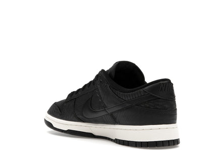 Nike Dunk Low Black Canvas