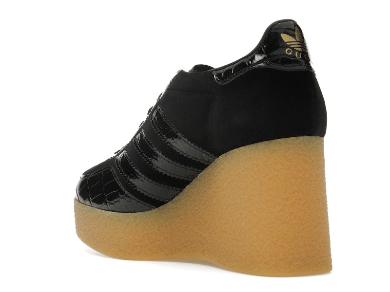 adidas x Gucci Gazelle Wedge Black Croc (Women's)