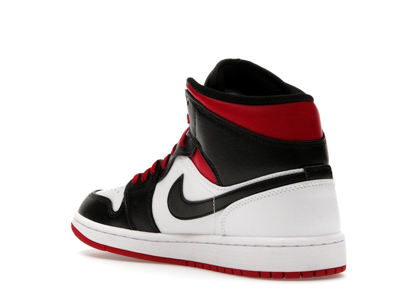Jordan 1 Mid Gym Red Black Toe