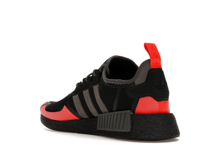 adidas NMD R1 Core Black Solar Red Grey