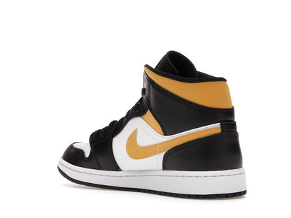 Jordan 1 Mid White Pollen Black