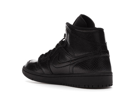 Jordan 1 Mid Black Snakeskin (Women's)