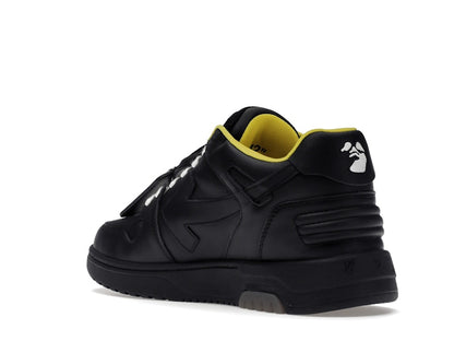 OFF-WHITE Out Of Office "OOO" Low Tops For Walking Black Yellow