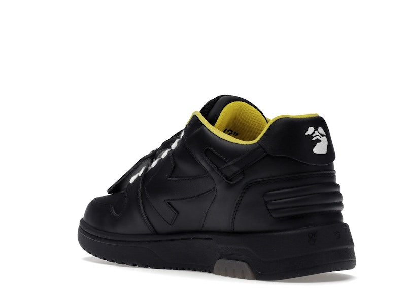 OFF-WHITE Out Of Office "OOO" Low Tops For Walking Black Yellow