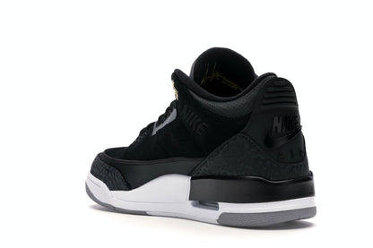 Jordan 3 Retro Tinker Black Cement Gold