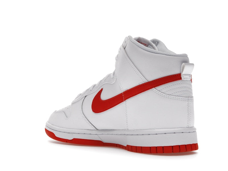 Nike Dunk High White Picante Red