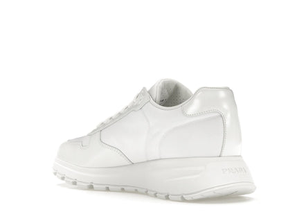 Prada PRAX 01 Sneakers Re-Nylon Brushed Leather White White