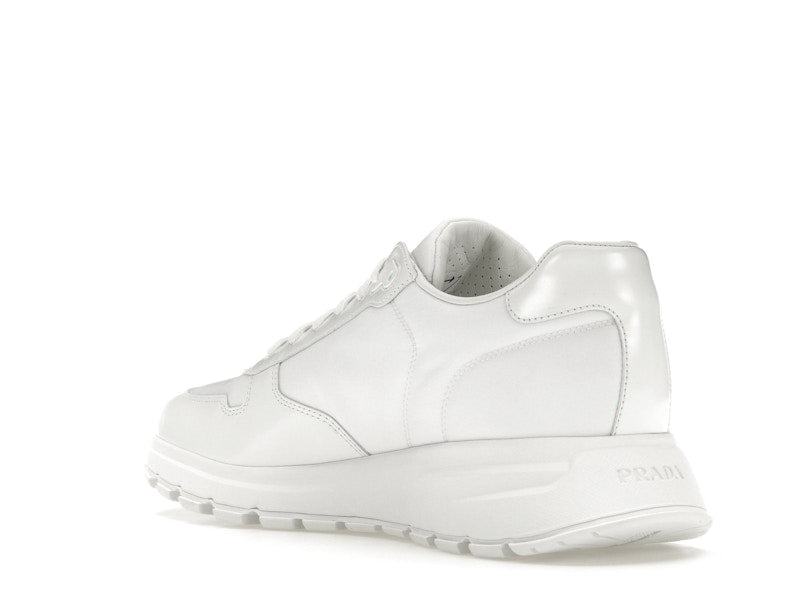 Prada PRAX 01 Sneakers Re-Nylon Brushed Leather White White