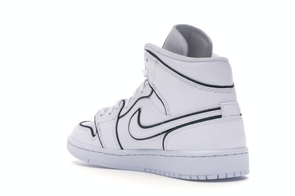 Jordan 1 Mid Iridescent Reflective White (Women's)